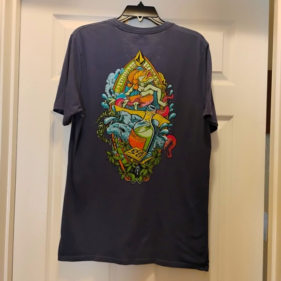 Volcom Organic Cotton Graphic T-Shirt Save Our Ocean Classic Fit Size M - Picture 1 of 5